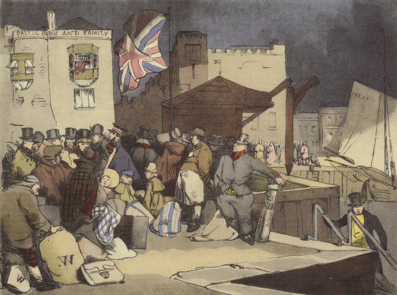 Güneyde bir liman by after Henri Bonaventure Monnier