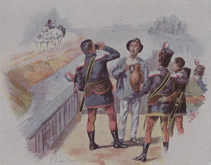 Mars Okulu Anılarından İllüstrasyon by after Henri Georges Jacques Chartier