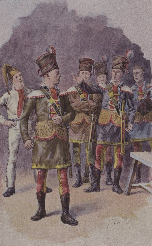 Mars Okulu Anılarından İllüstrasyon by after Henri Georges Jacques Chartier