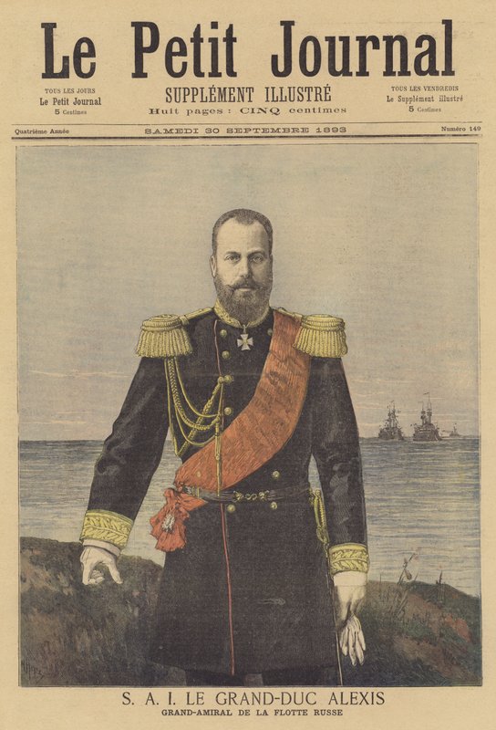 Büyük Dük Alexei, Rus Filosunun Büyük Amirali by after Henri Meyer