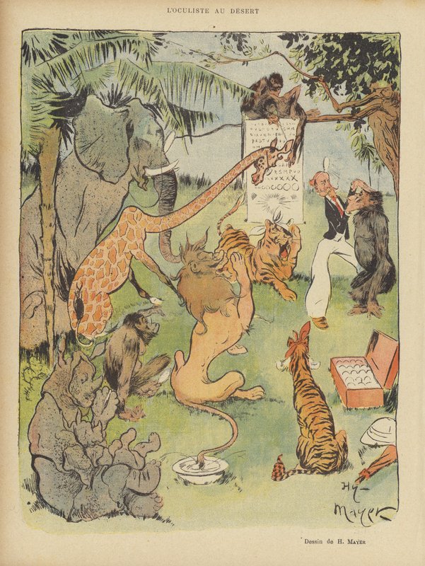 Le Rire için İllüstrasyon by after Henri Meyer