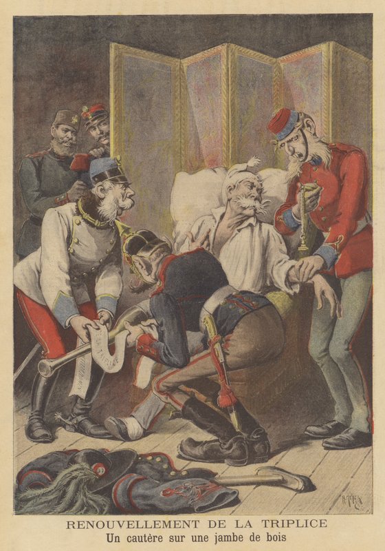 Üçlü İttifakın Yenilenmesi by after Henri Meyer