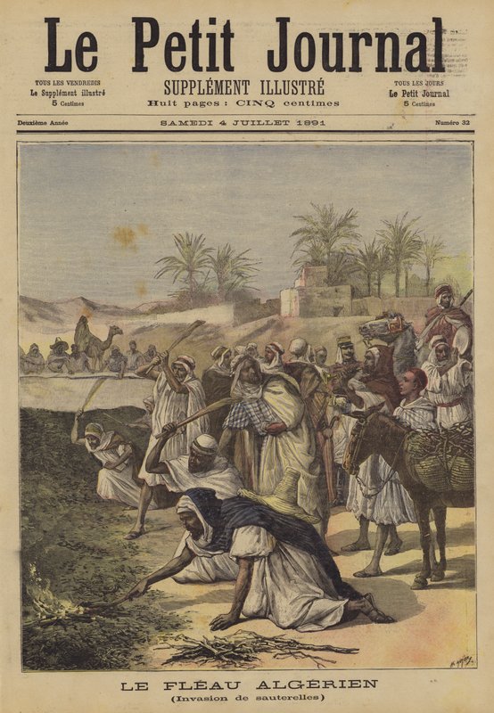 Cezayir vebası by after Henri Meyer