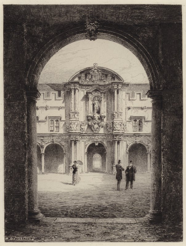 St Johns Koleji Ağ Geçidi by after Henri Toussaint
