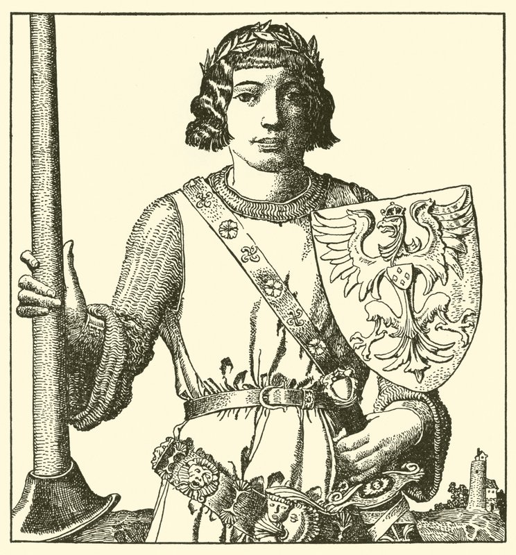 Galesli Sir Percival by after Howard Pyle