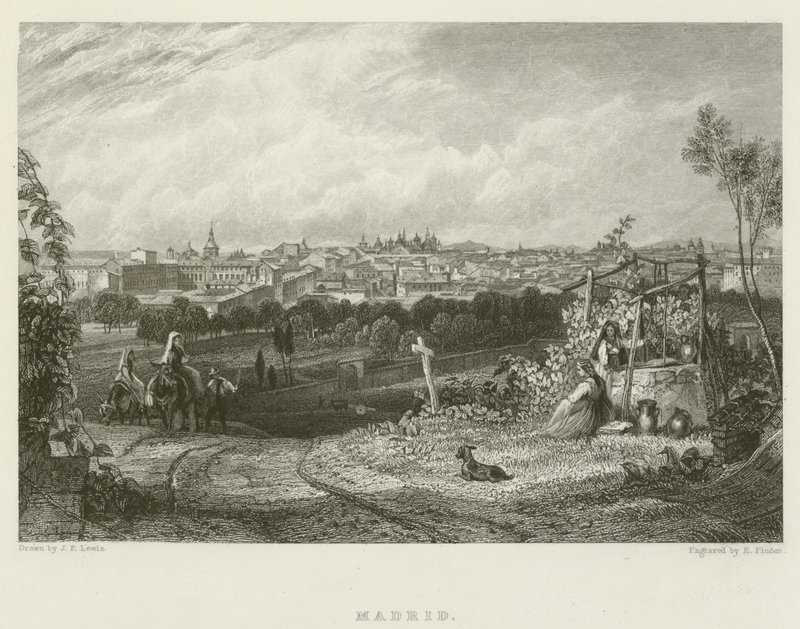 Madrid by after John Frederick Lewis