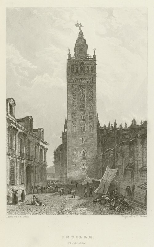 Sevilla, Giralda by after John Frederick Lewis