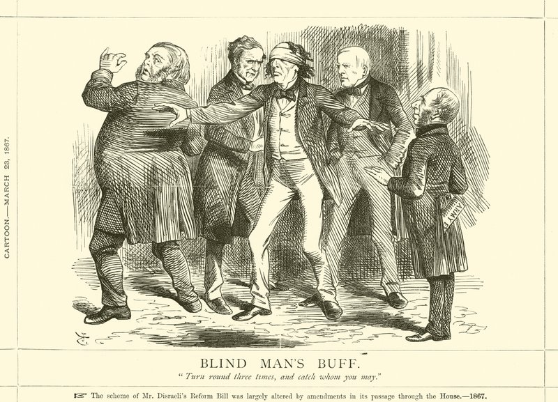 Kör Adam Takviyesi by after John Tenniel