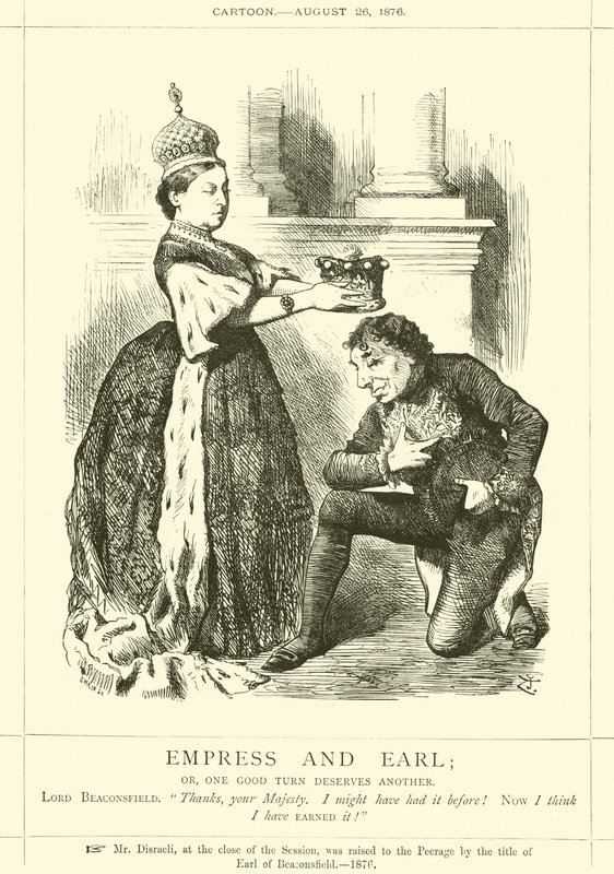 İmparatoriçe ve Kont; ya da bir iyi dönüş diğerini hak ediyor by after John Tenniel