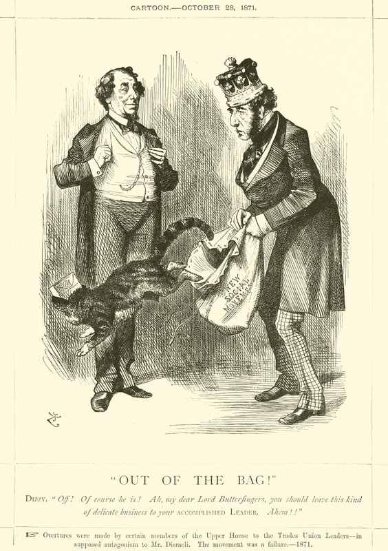 Çantanın dışında! by after John Tenniel