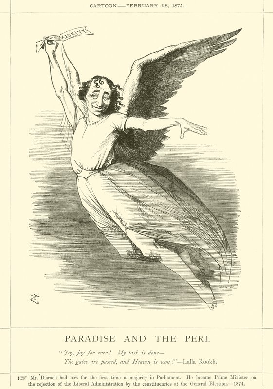 Cennet ve Peri by after John Tenniel
