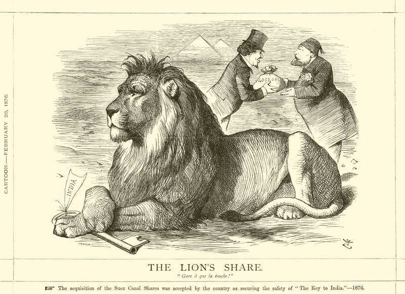 Aslan payı by after John Tenniel