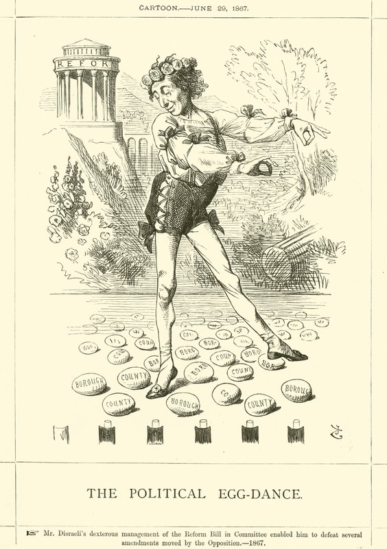 Politik Yumurta Dansı by after John Tenniel