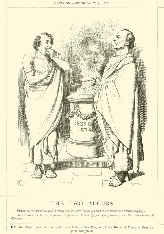 İki Augurs by after John Tenniel