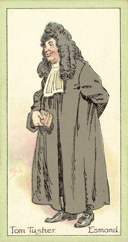Tom Tusher, Esmond (kromolitho) by after Joseph Clayton Clarke