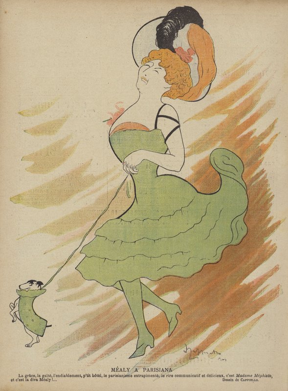 Le Rire için İllüstrasyon by after Leonetto Cappiello