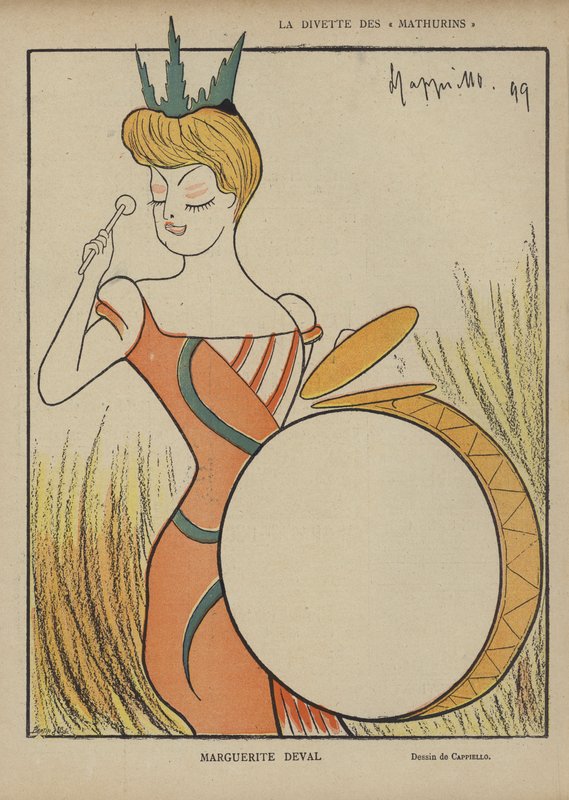 Le Rire için İllüstrasyon by after Leonetto Cappiello