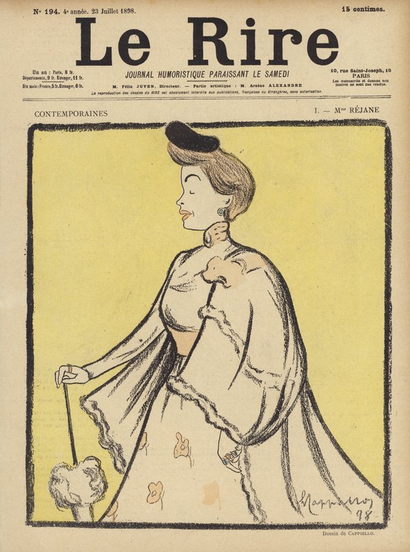 Le Rire için İllüstrasyon by after Leonetto Cappiello