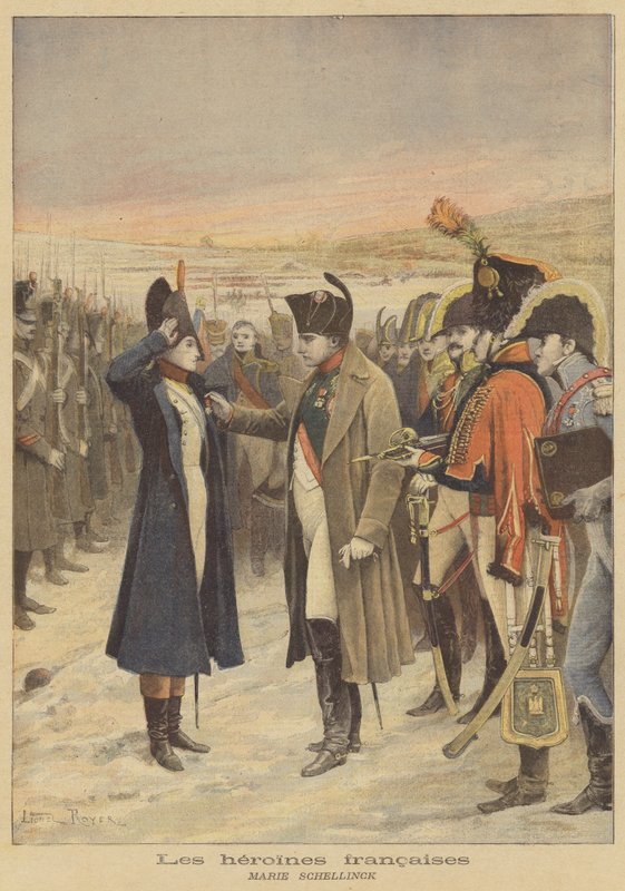Fransız kadın kahramanlar: Marie Schellinck by after Lionel Royer