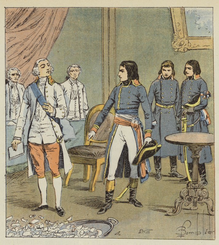 Bonaparte ve Cobentzel Kontu by after Louis Charles Bombled