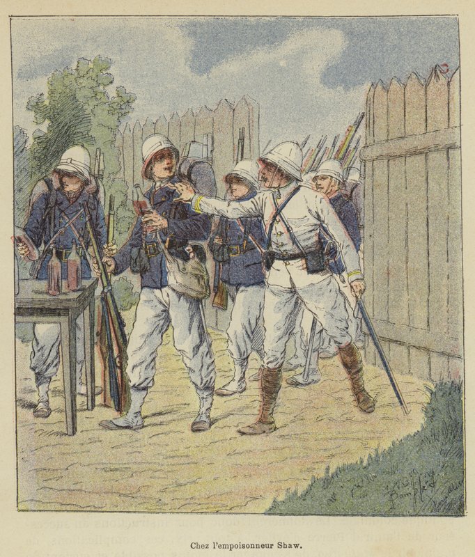 zehirleyici shaw by after Louis Charles Bombled