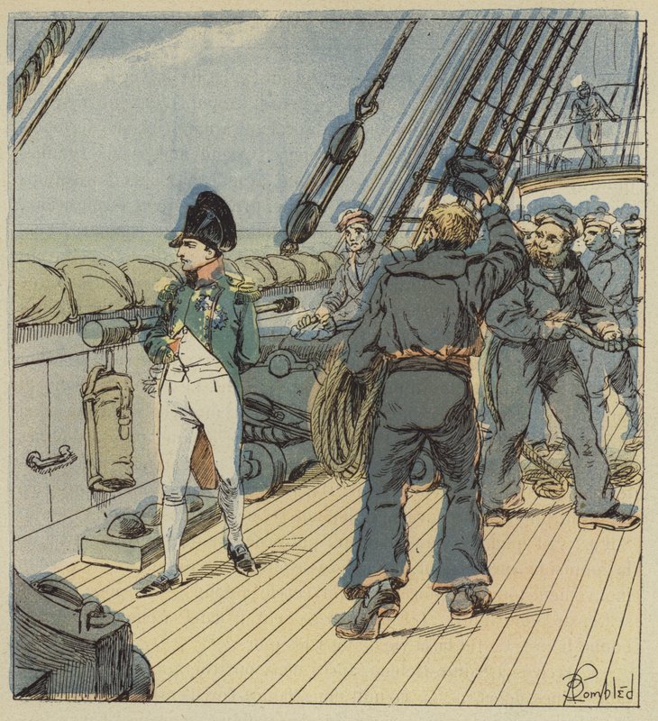 İlk günlerde mürettebat büyük bir merak gösterdi by after Louis Charles Bombled
