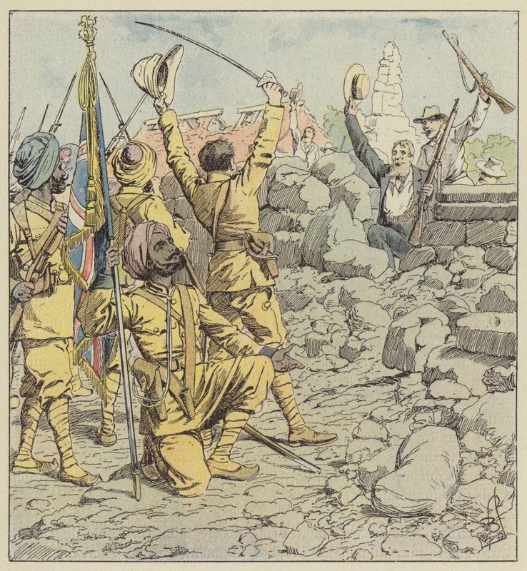 Temsilciliklerin teslimi, Sihlerin girişi by after Louis Charles Bombled