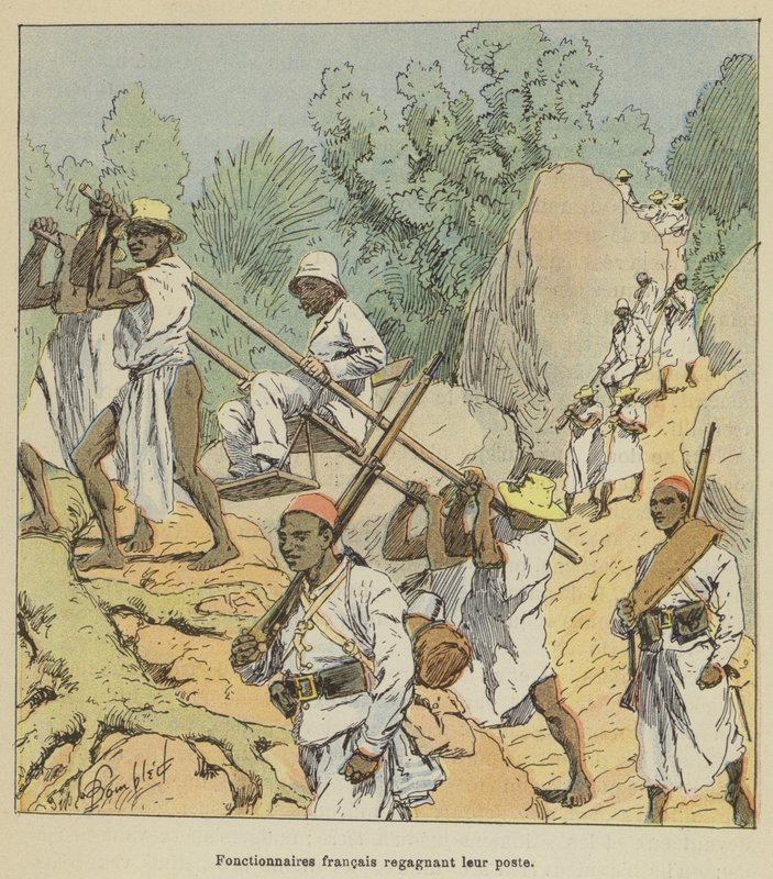 Fransız yetkililer görevlerine dönüyor by after Louis Charles Bombled