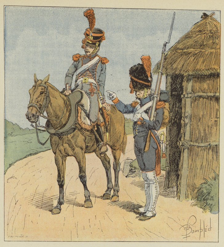 İmparatorluk Muhafızı, Ayak Topçusu ve Topçu Treni by after Louis Charles Bombled
