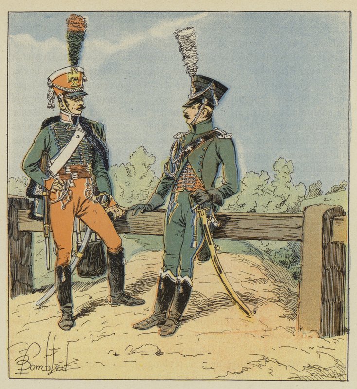 Garde Imperiale, Garde dhonneur, 1813-1814, Jandarma dordonnance, 1806-1807 by after Louis Charles Bombled