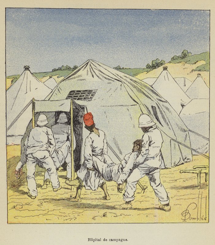 ülke hastanesi by after Louis Charles Bombled