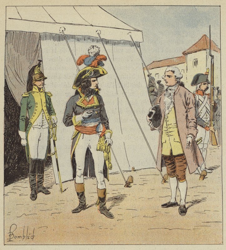 "Artık çok geç," dedi başkomutan saatini çıkararak. by after Louis Charles Bombled