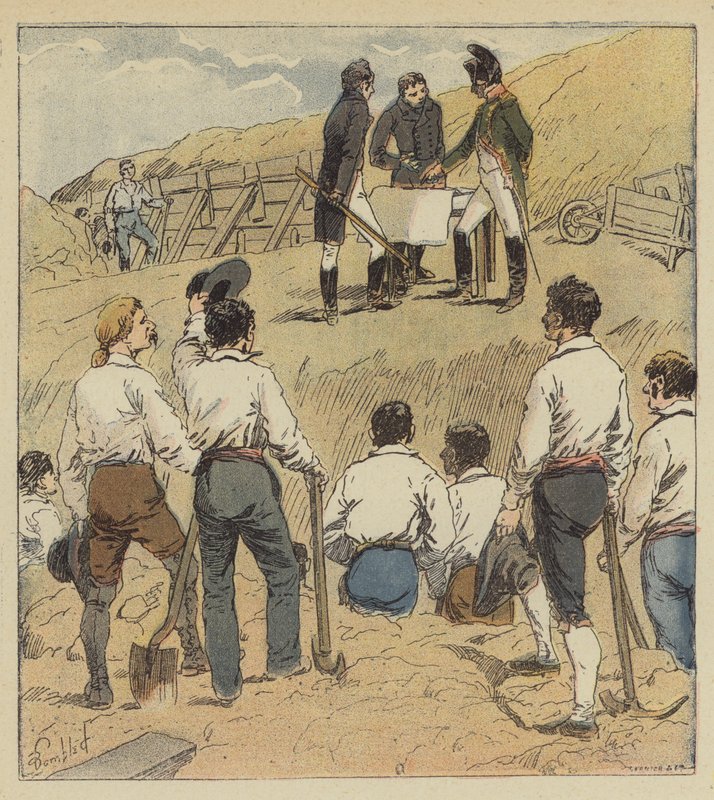 bir sürü kanal inşa ettim by after Louis Charles Bombled