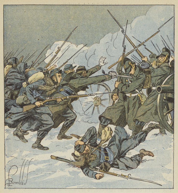 11. takımdan Boudot şirketi bir Alman piliyle çalışıyor by after Louis Charles Bombled