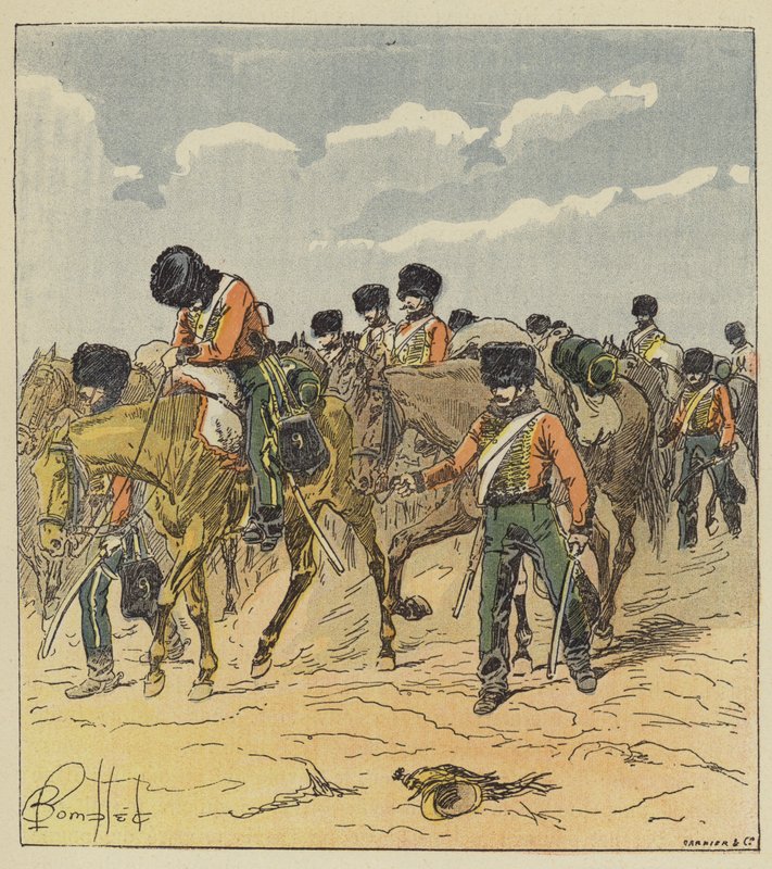 Larmee bu boşlukta mücadele etti by after Louis Charles Bombled