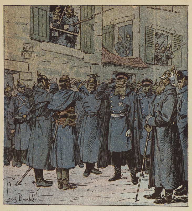 Kaptan Pendezec ve General Treskow by after Louis Charles Bombled
