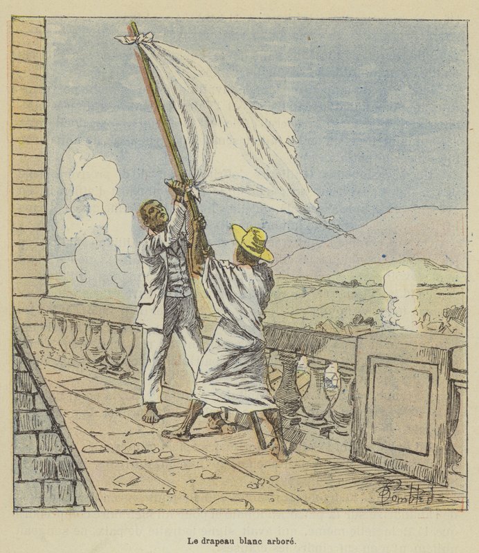 Beyaz bayrak dalgalanıyor by after Louis Charles Bombled