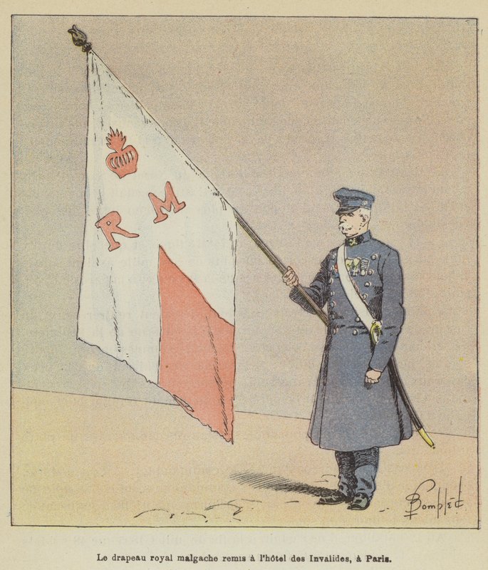 Kraliyet Madagaskar bayrağı Paris