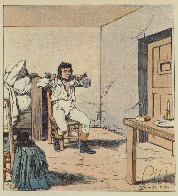 Mort de Pichegru by after Louis Charles Bombled