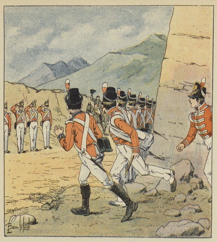 Ne Avrupalı ​​bir asker, dedi İmparator, benim yaklaşmamdan etkilenmez! by after Louis Charles Bombled