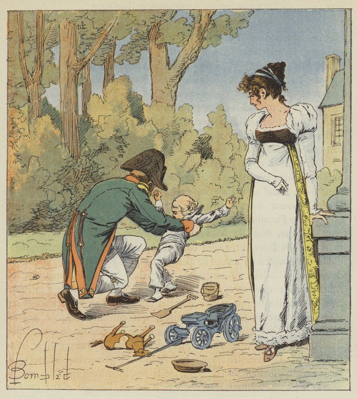 Onunla bahçede karşılaşsa yere atardı. by after Louis Charles Bombled