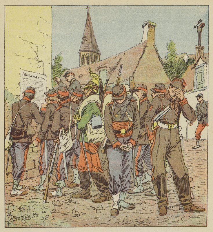 Loire ordusunun askerleri Metz