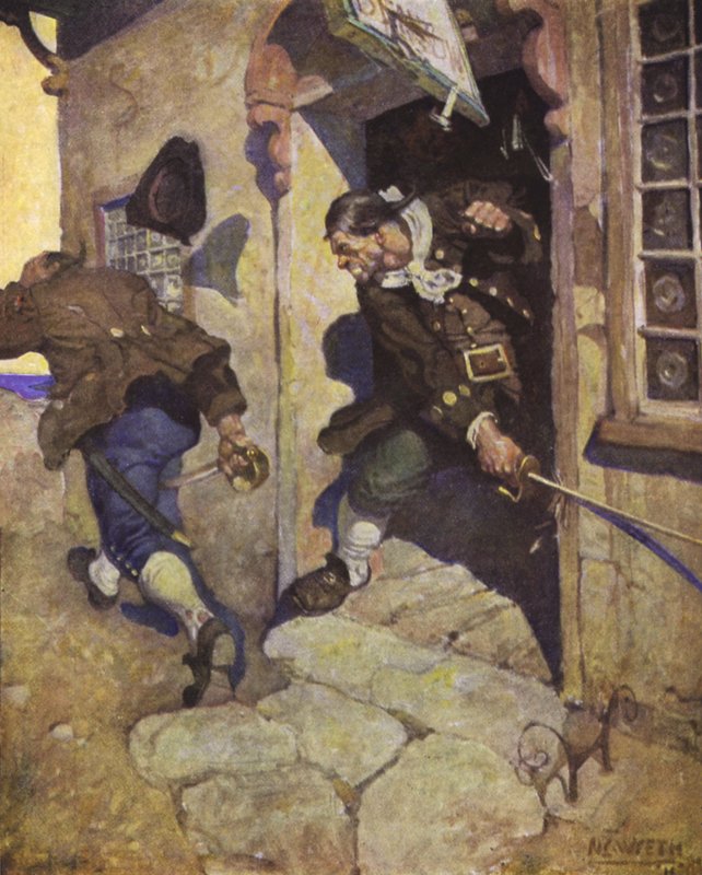 Hazine Adası için İllüstrasyon by after Newell Convers Wyeth