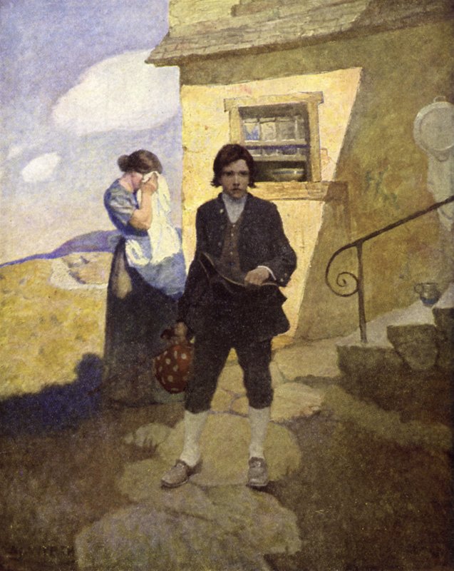 Hazine Adası için İllüstrasyon by after Newell Convers Wyeth