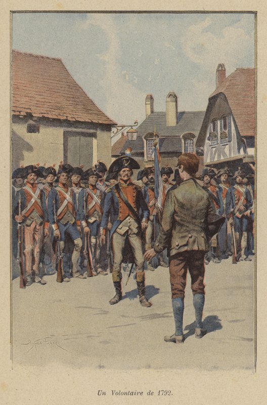 1792 gönüllüsü by after Paris