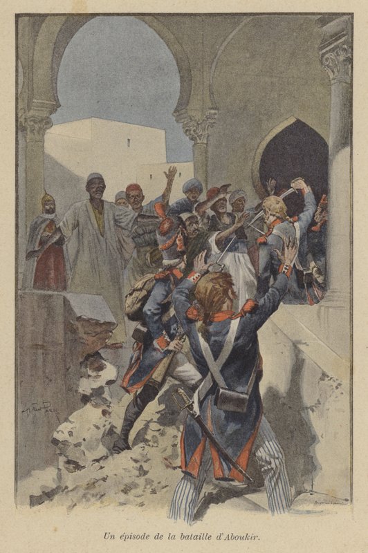 Abukir Savaşı sırasında bir bölüm, Mısır, 1799 by after Paris
