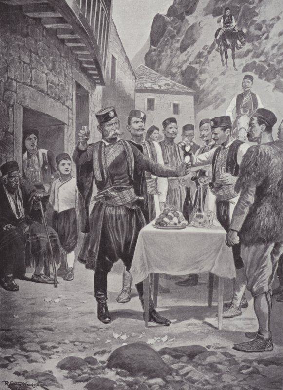 Bir Karadağlı Paskalya Geleneği by after Richard Caton II Woodville