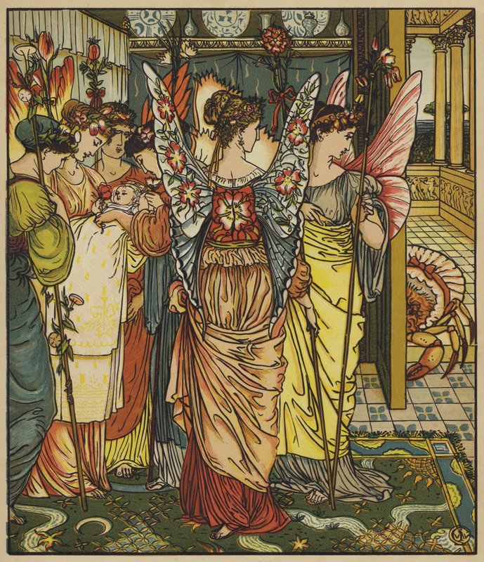 Peri Yengecinin Görünüşü by after Walter Crane