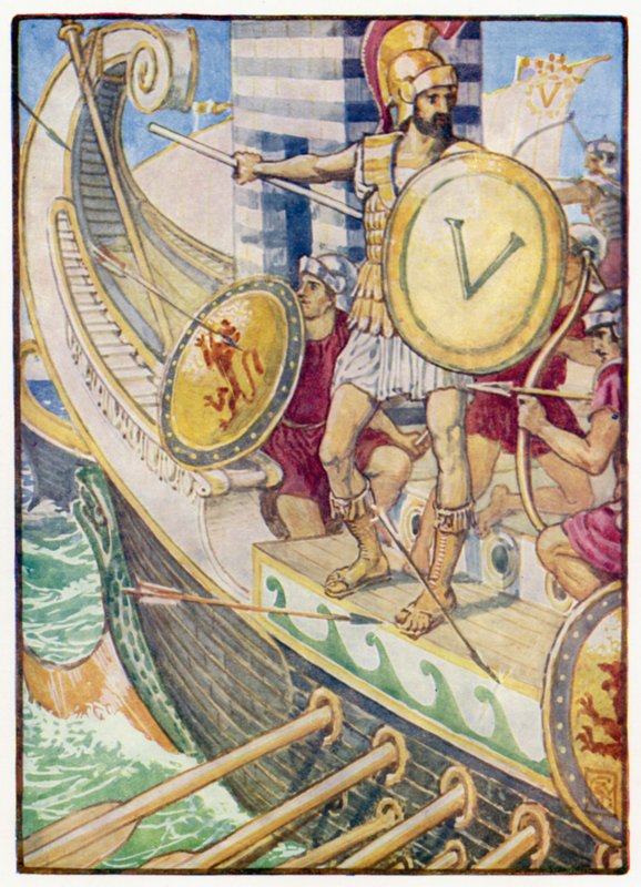 Her ok için hedef oldu by after Walter Crane