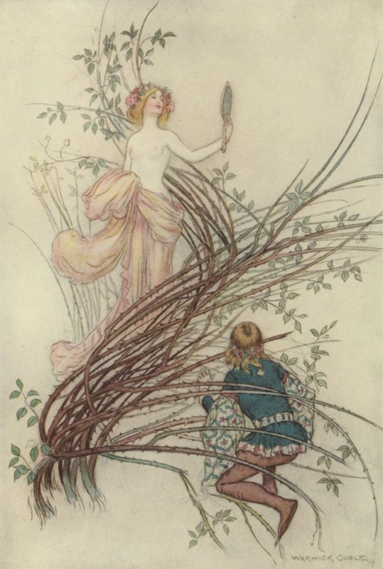 Geoffrey Chaucer, Şiir by after Warwick Goble